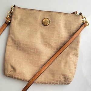 Tommy Hilfiger Gold Cross Body Bag Purse